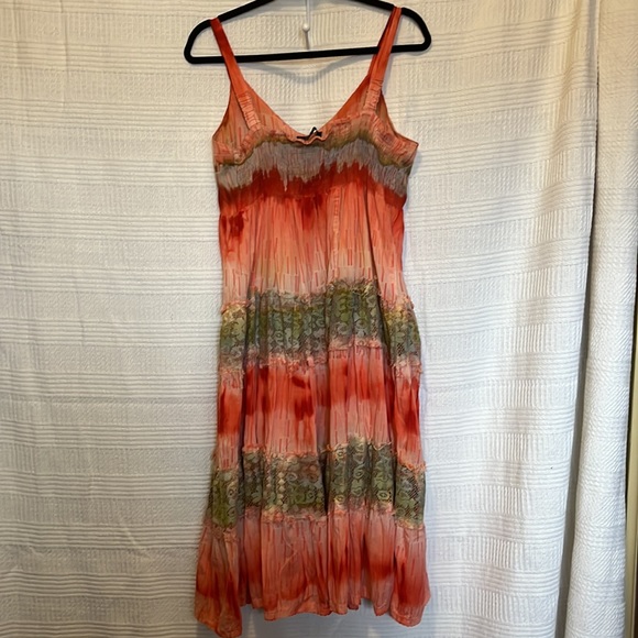 EUC Minkas 100% cotton boho midi summer dress - Picture 5 of 10